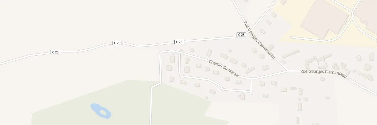 Plan du 15 Che du Marais à Bernouville