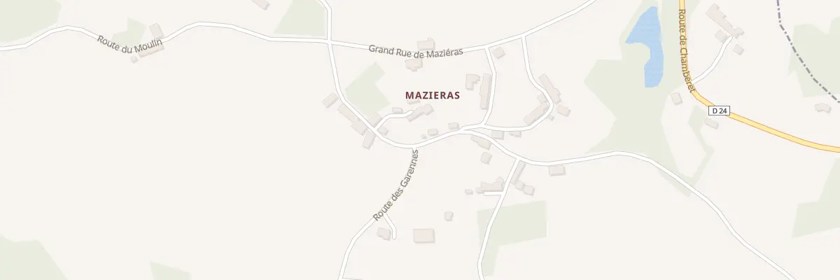 Plan du 10 Grand Rue de Maziéras à Peyrissac