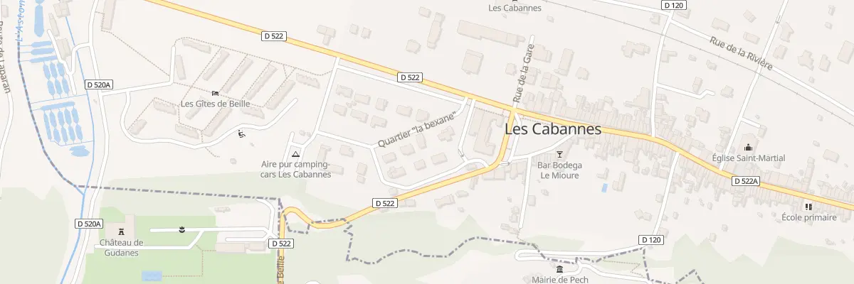 Plan du 10F La Bexanne aux Cabannes