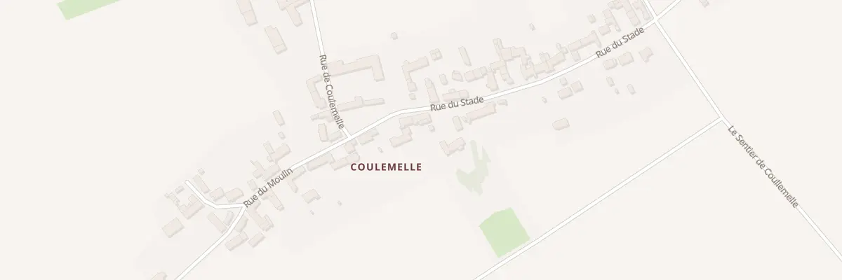 Plan du 16 Rue du Stade à Saint-Péravy-la-Colombe