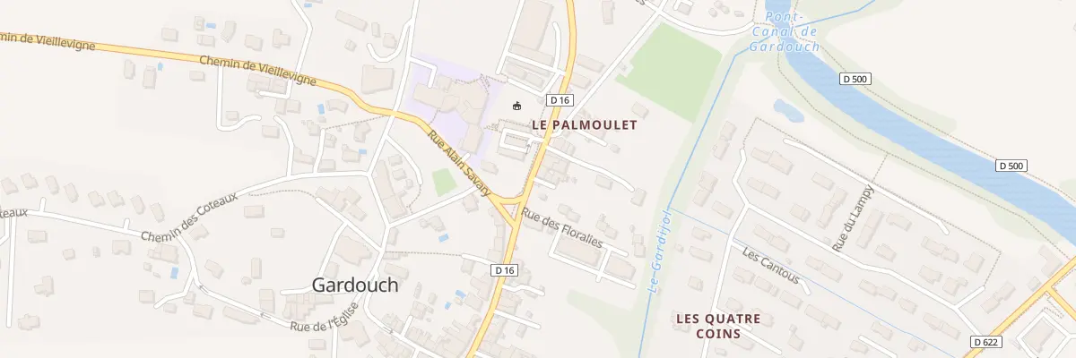 Plan du 2 Av Tolosane à Gardouch
