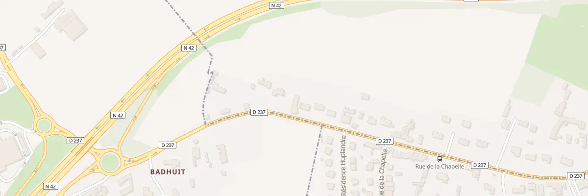 Plan du 90 Rte Nationale à Pernes-lès-Boulogne