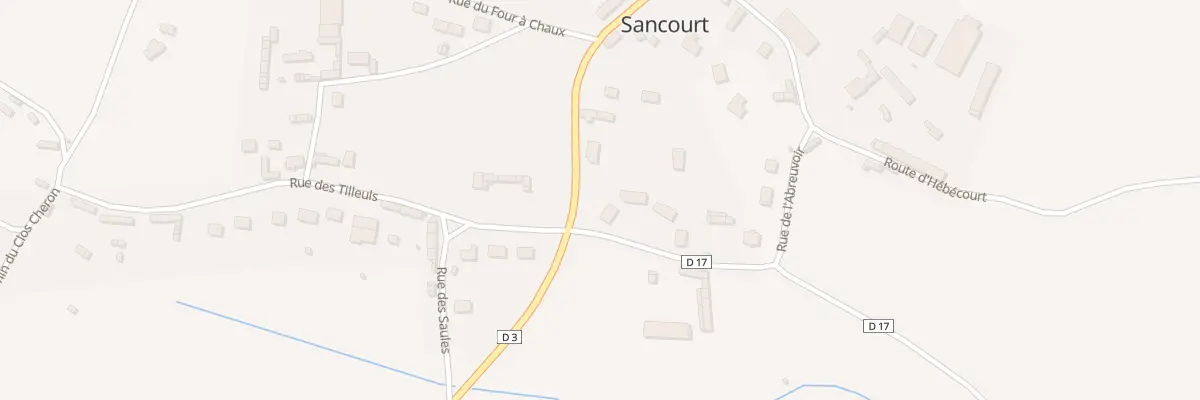 Plan du 2 Rue des Sources à Sancourt