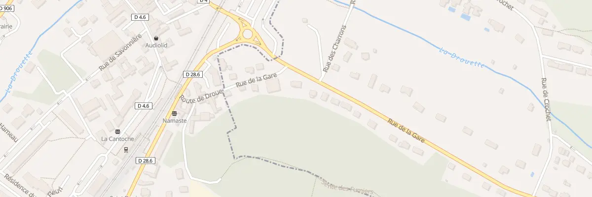 Plan du 25 Rue de la Gare à Droue-sur-Drouette