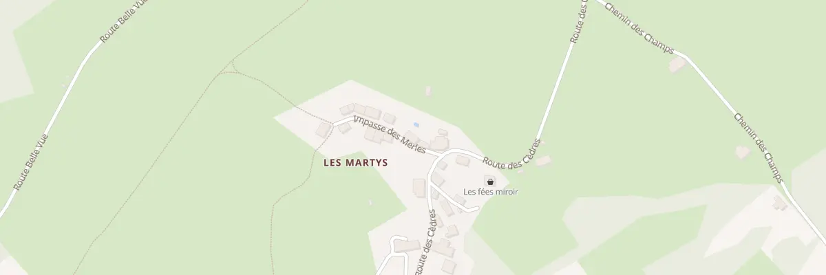 Plan du 5144 Les Martys à Montboucher