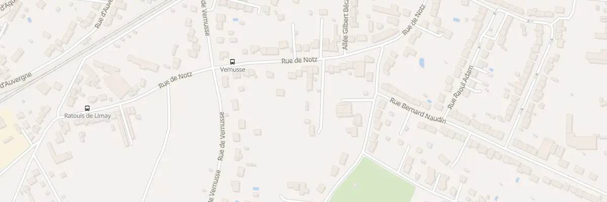 Plan du 109 Rue de Notz à Châteauroux