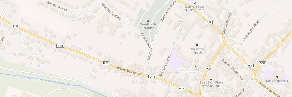 Plan du 3 Che des Soufflets à Gallardon