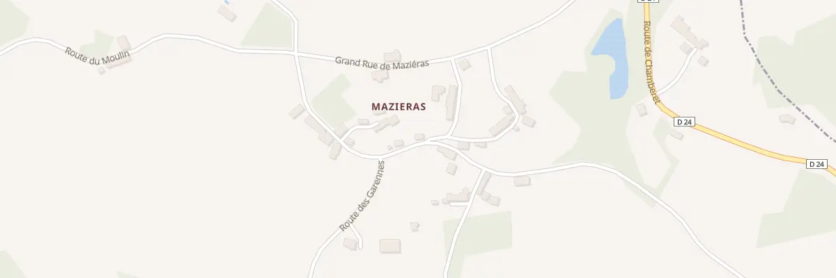 Plan du 8 Grand Rue de Maziéras à Peyrissac