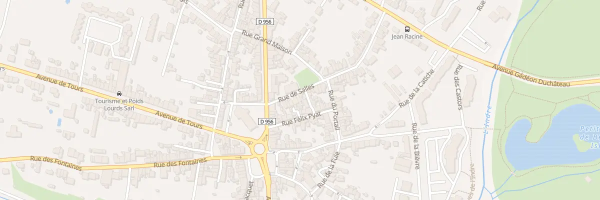 Plan du 31B Rue de Salles à Châteauroux
