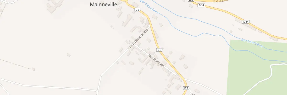 Plan du 3 Rue Francaise à Mainneville