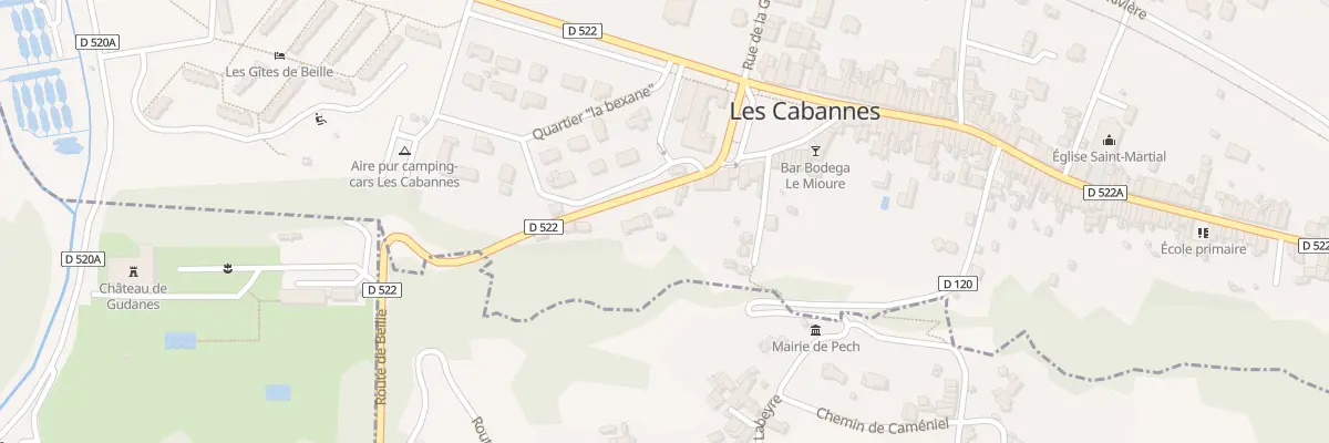 Plan du 6 La Bexanne aux Cabannes
