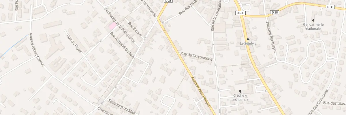 Plan du 16 Av Yves Bongars à Saint-Sulpice-la-Pointe