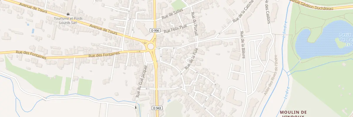 Plan du 3 Rue de la Fuie à Châteauroux