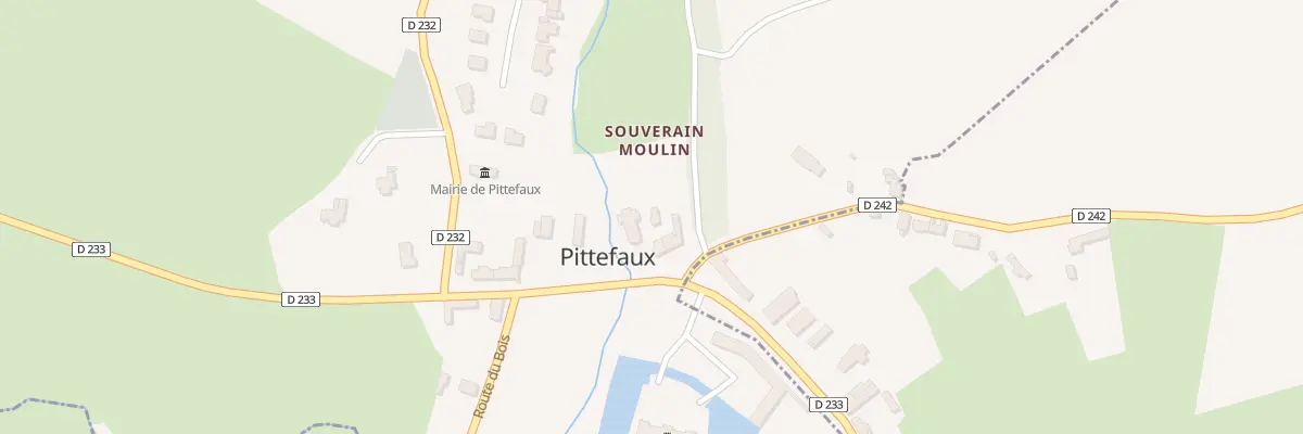 Plan du 192 Rte de Souverain Moulin à Pittefaux