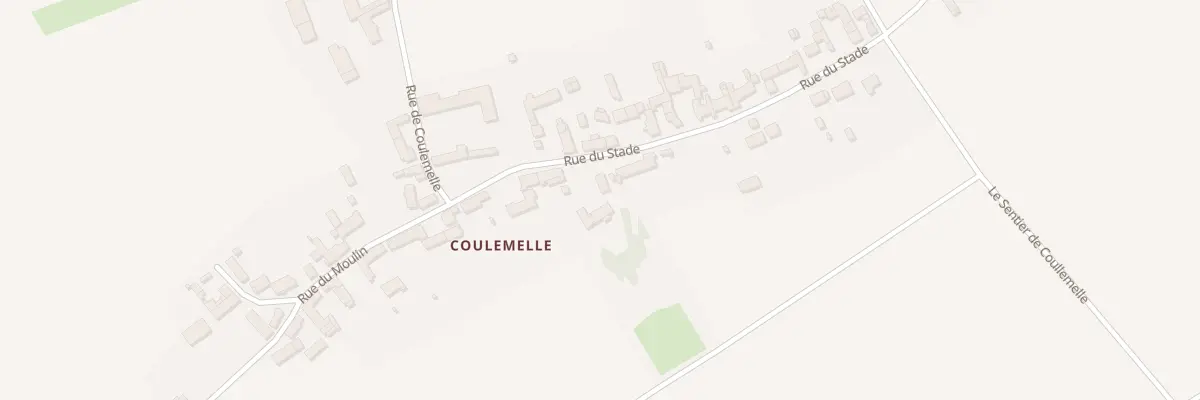 Plan du 22 Rue du Stade à Saint-Péravy-la-Colombe