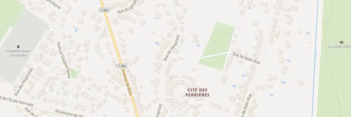 Plan du 40B Rue de Vaugirard à Châteauroux