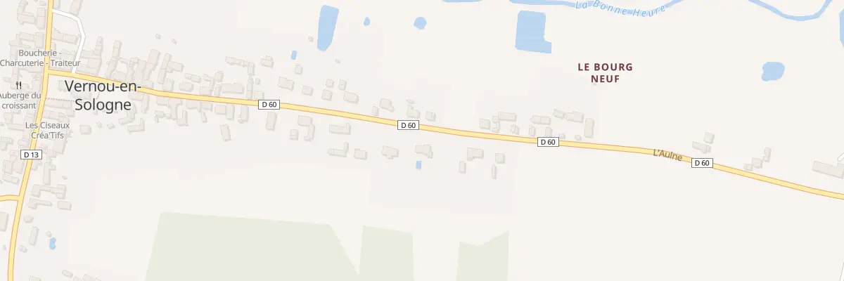 Plan du 33 Rue des Marnières à Vernou-en-Sologne