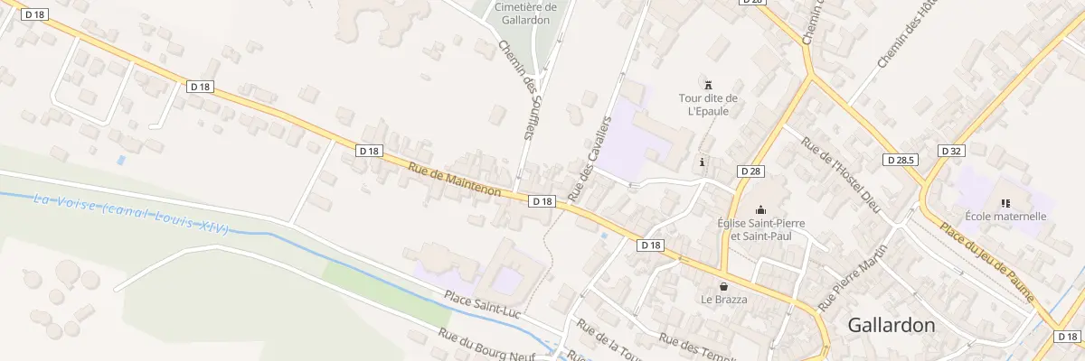 Plan du 6 Rue de Maintenon à Gallardon