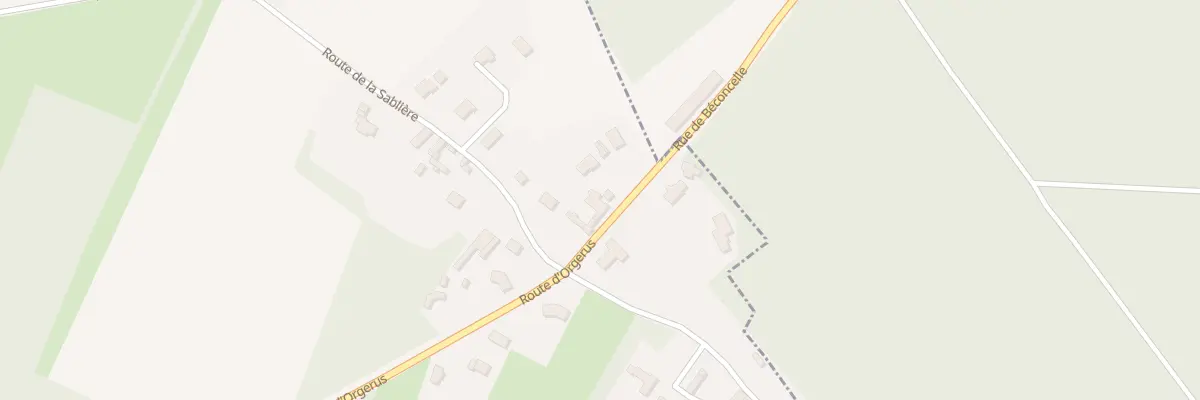 Plan du 131 Rte d’Orgerus à Bazainville