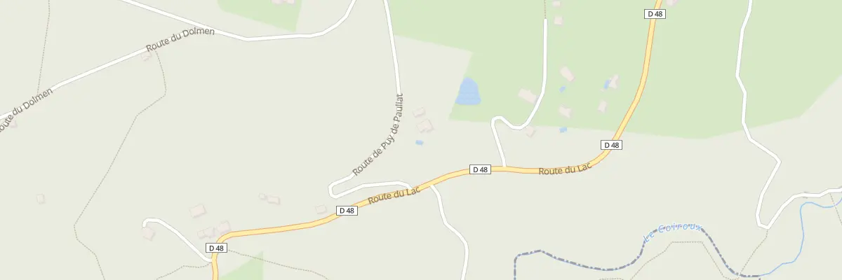Plan du 5280 Rochesseux à Aubazines
