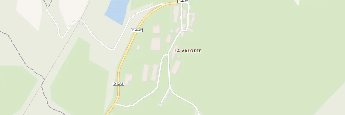 Plan du 7 La Valodie à Aulon