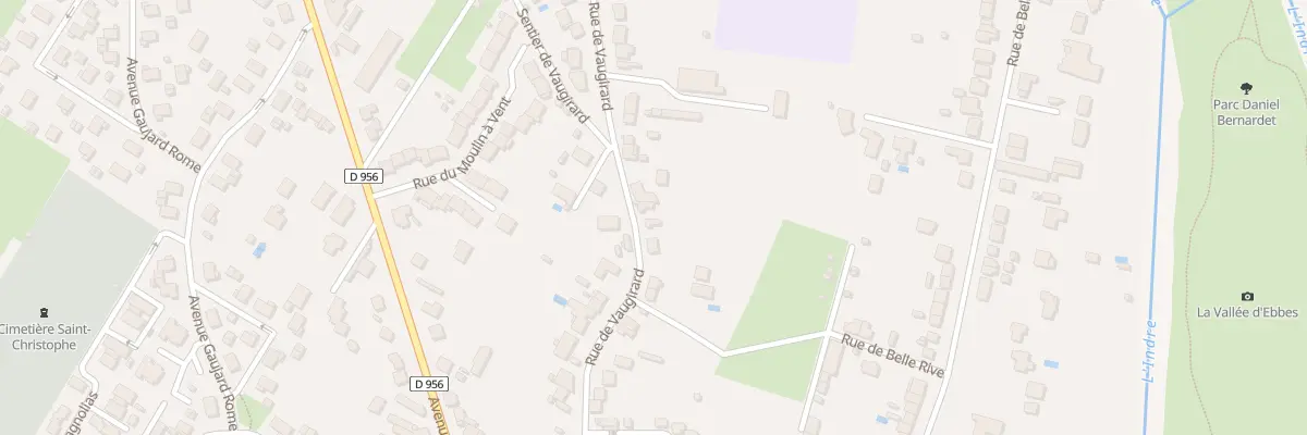 Plan du 56 Rue de Vaugirard à Châteauroux