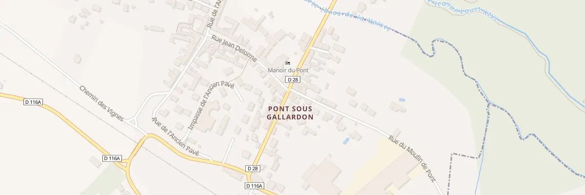 Plan du 21 Av de la Gare à Bailleau-Armenonville