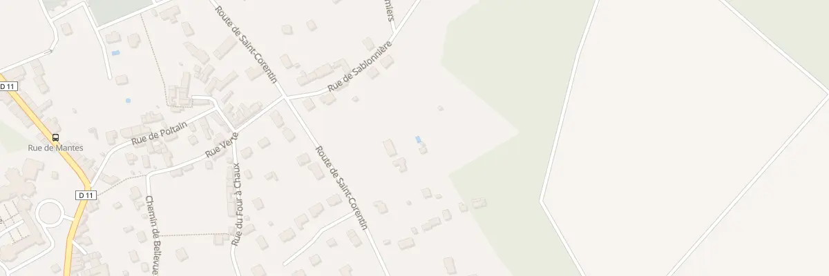 Plan du 5094 Rte de Saint-corentin à Septeuil