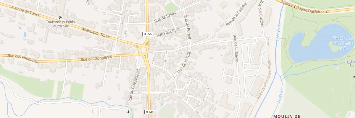 Plan du 9 Rue de la Fuie à Châteauroux
