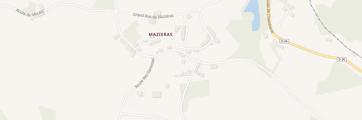 Plan du 9 Grand Rue de Maziéras à Peyrissac