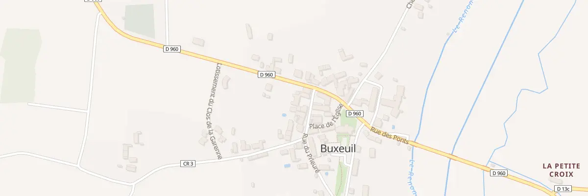Plan du 4 Rue du Prieure à Buxeuil