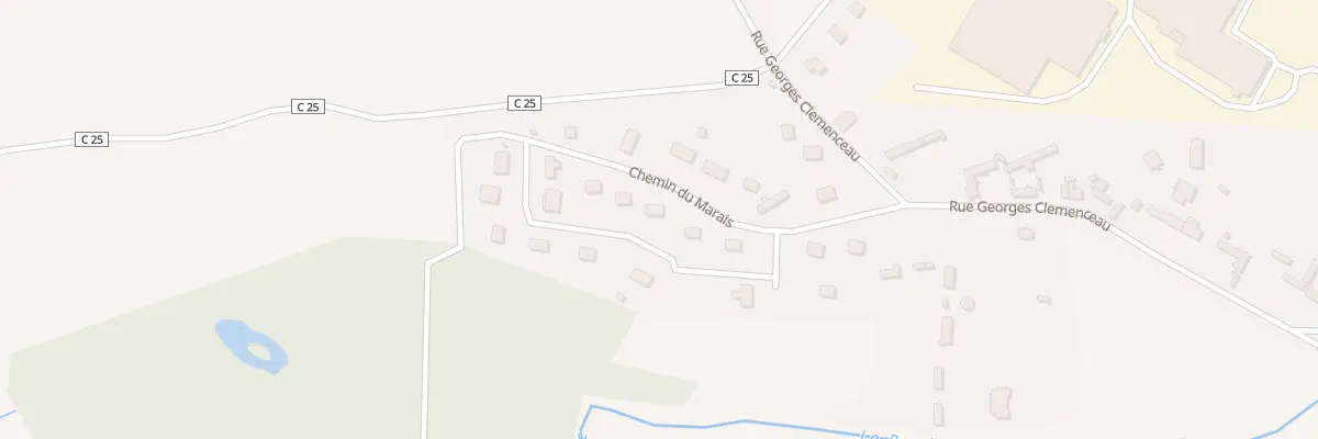 Plan du 9 Che du Marais à Bernouville