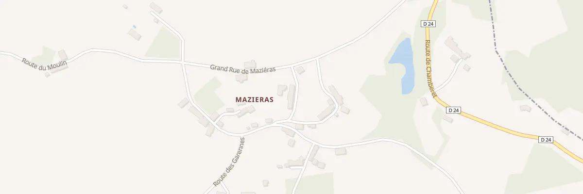 Plan du 28 Grand Rue de Maziéras à Peyrissac