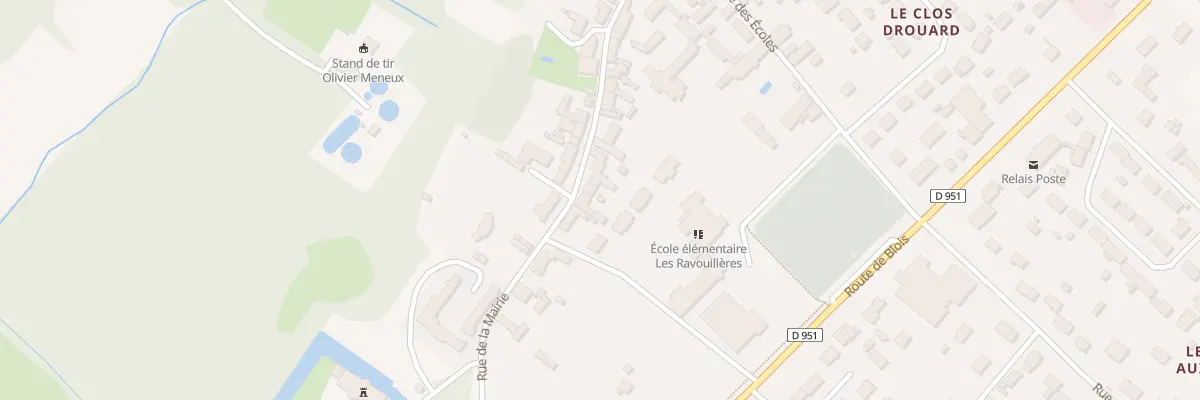 Plan du 23 Rue de la Mairie à Lailly-en-Val