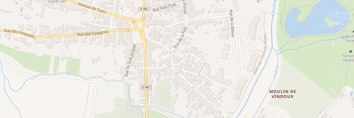 Plan du 64B Rue Grande St-Christophe à Châteauroux