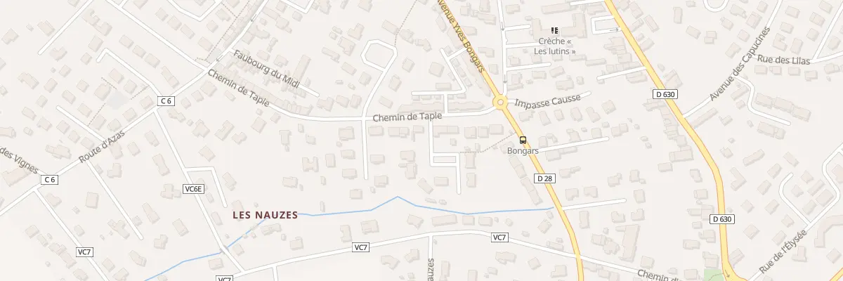 Plan du 270 Che de Tapie à Saint-Sulpice-la-Pointe