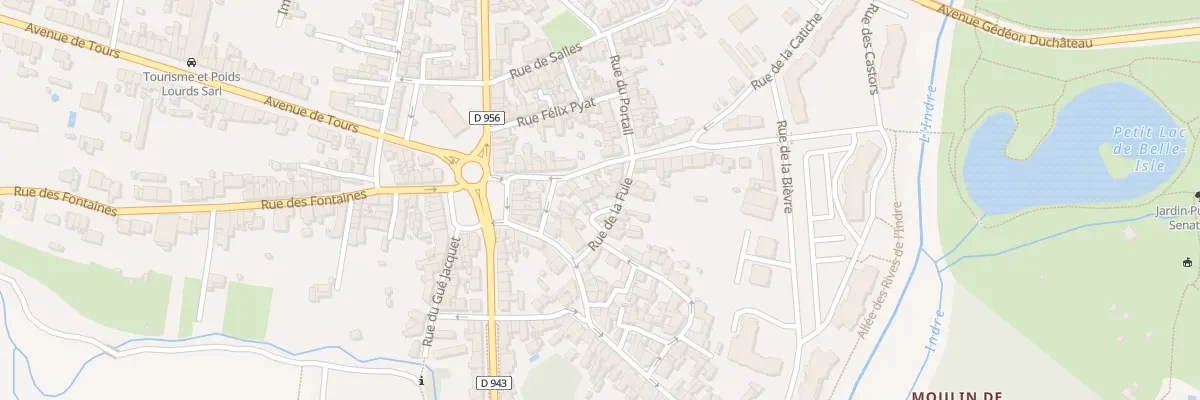 Plan du 11 Rue de la Fuie à Châteauroux