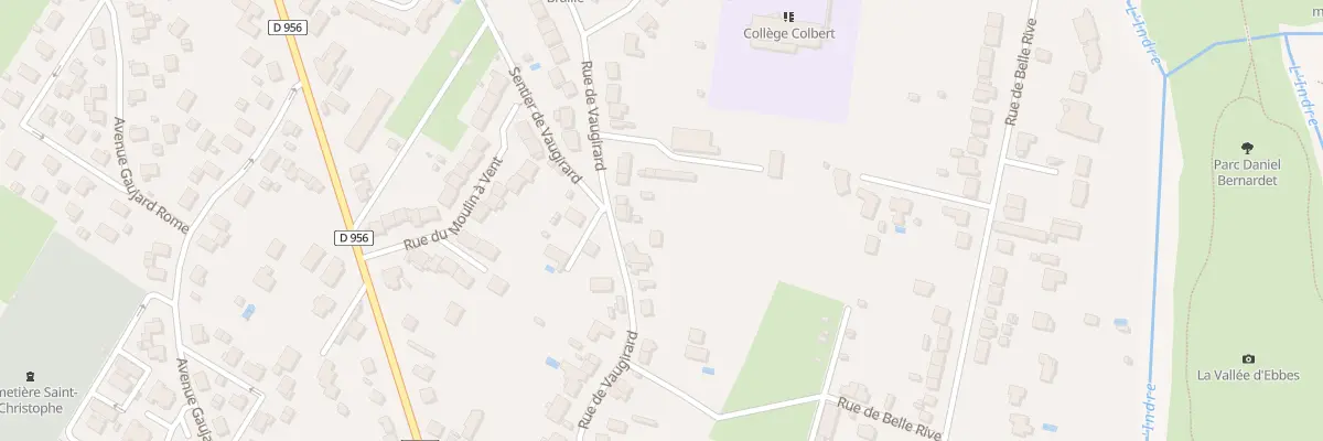 Plan du 66 Rue de Vaugirard à Châteauroux