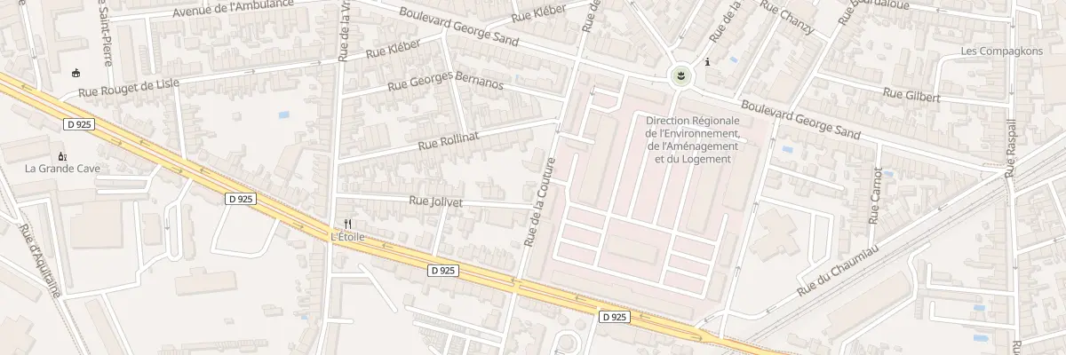 Plan du 82 Rue de la Couture à Châteauroux