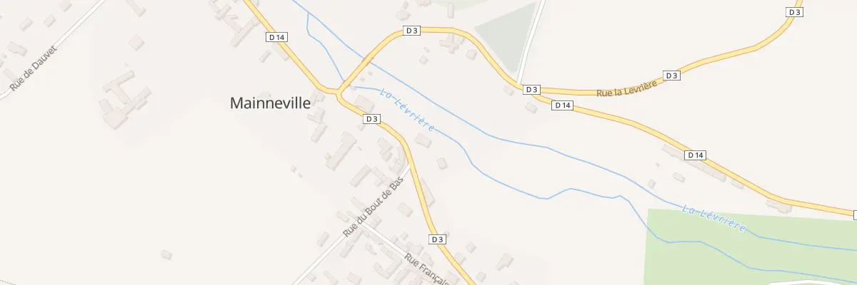 Plan du 5 Rue du Bourg à Mainneville