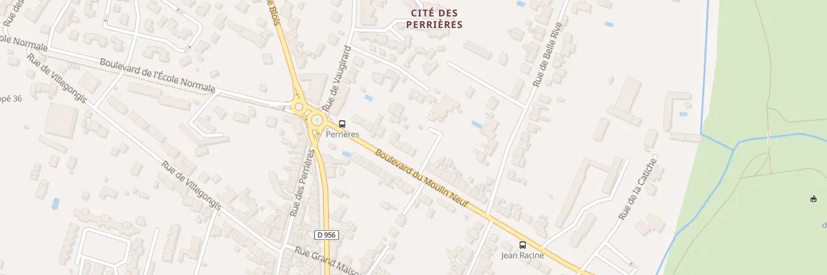 Plan du 50 Bd du Moulin Neuf à Châteauroux