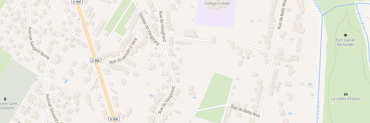 Plan du 64 Rue de Vaugirard à Châteauroux