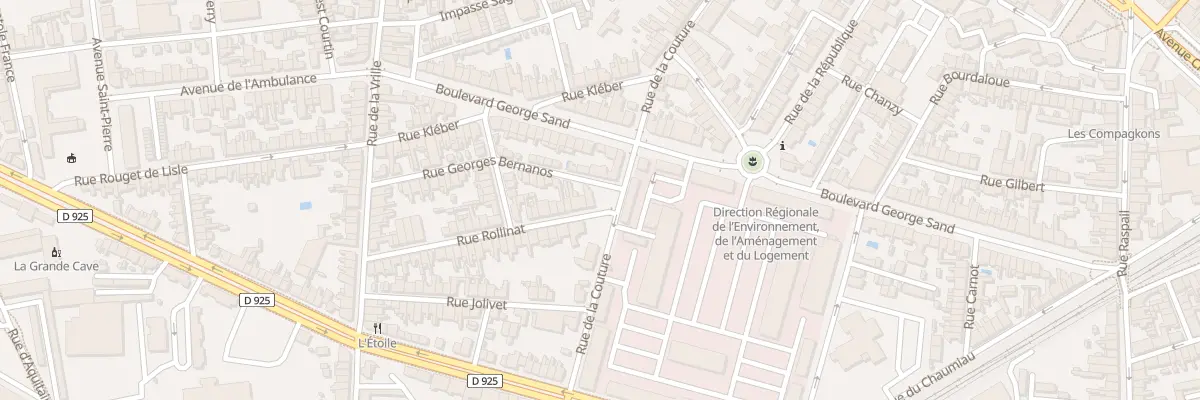 Plan du 72 Rue de la Couture à Châteauroux