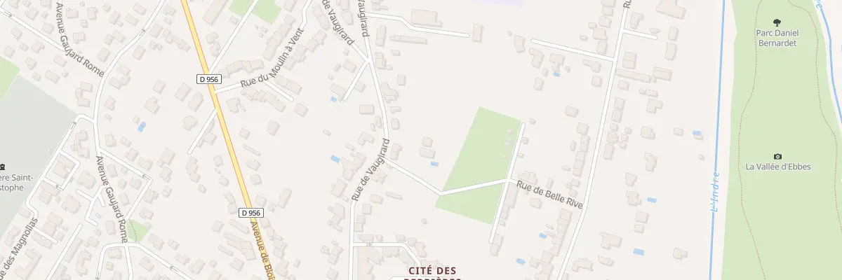 Plan du 52 Rue de Vaugirard à Châteauroux