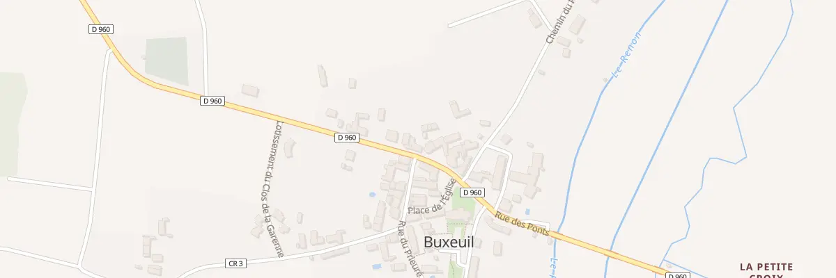 Plan du 5047 Le Bourg à Buxeuil