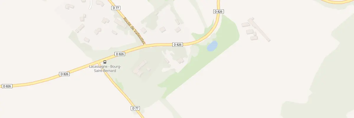 Plan du 203B La Cassagne à Bourg-Saint-Bernard