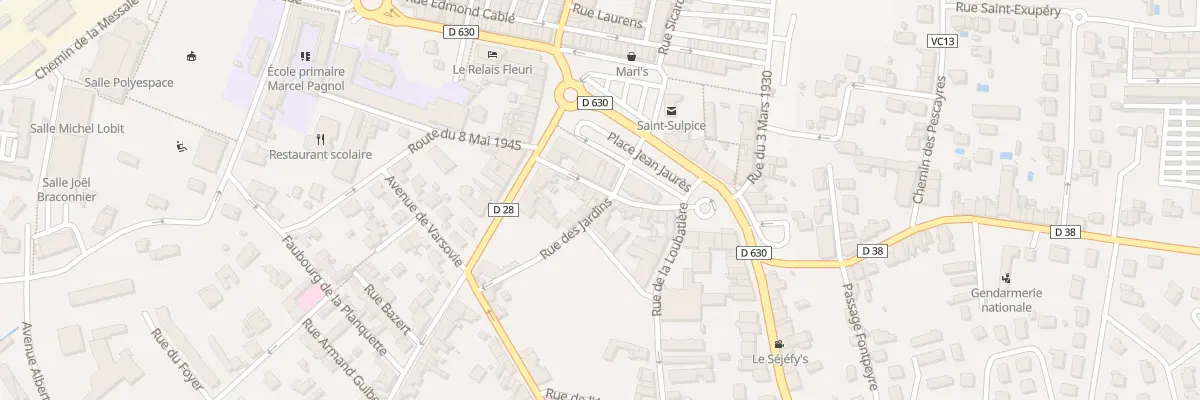 Plan du 8 Rue Ouillac à Saint-Sulpice-la-Pointe
