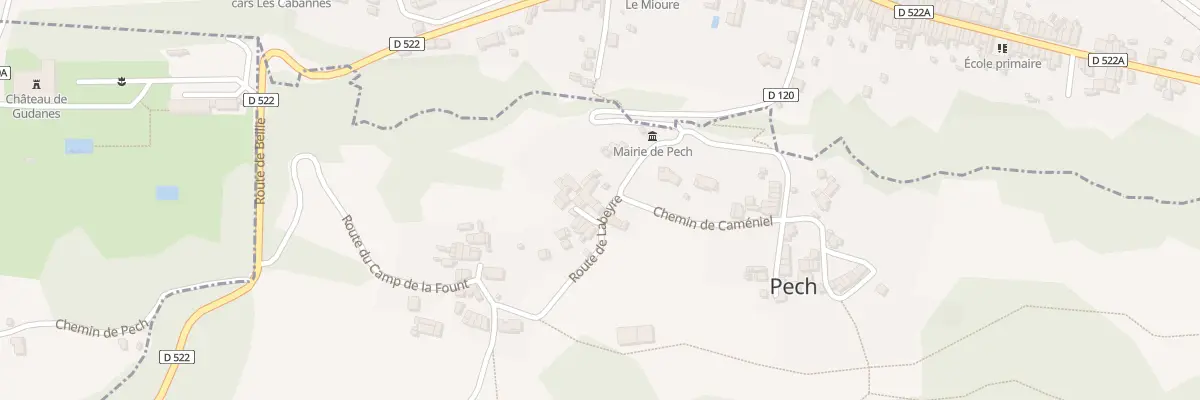 Plan du 16 Le Village à Pech