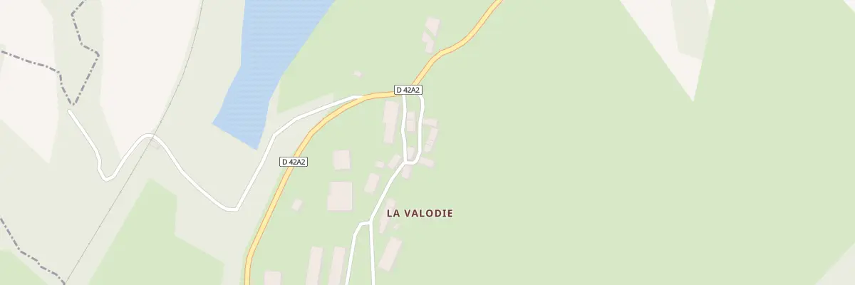 Plan du 3 La Valodie à Aulon