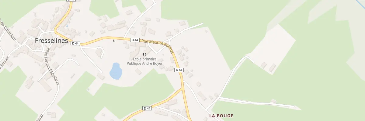 Plan du 29 Rue Maurice Rollinat à Fresselines
